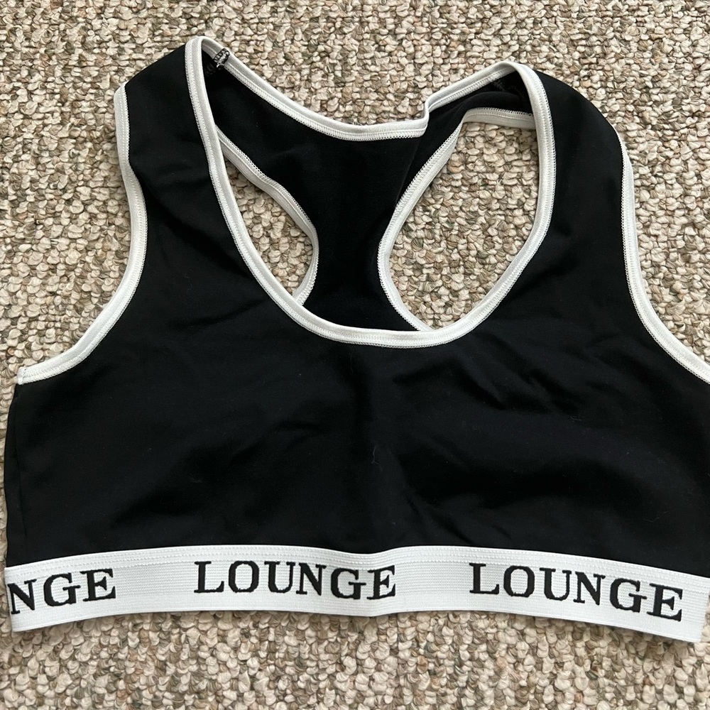 Bralette and leggings set black